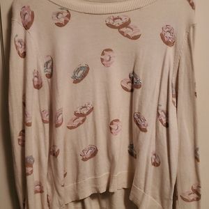 LC Lauren Conrad Donut Sweater